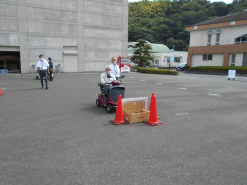 電動車いす教室 2024年9月25日 西予市三瓶文化会館